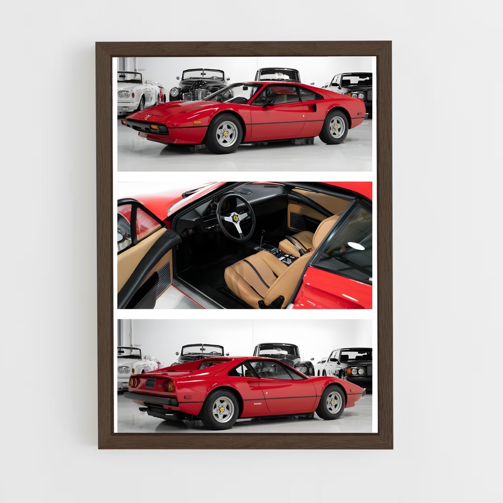 Poster Garage des Rêves – affiche Ferrari (vue 5)